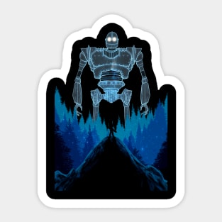 Big iron robot Sticker